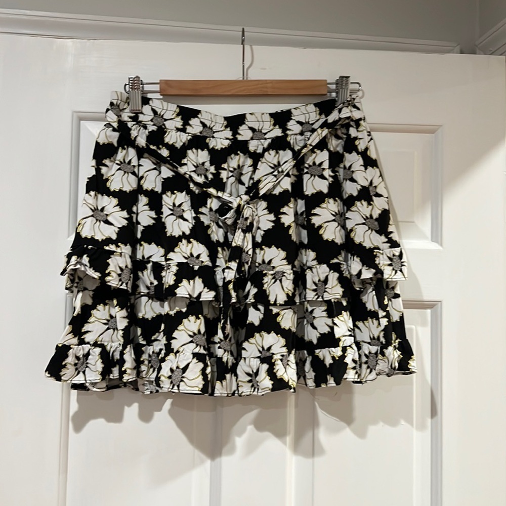 Peter Som floral mini skirt